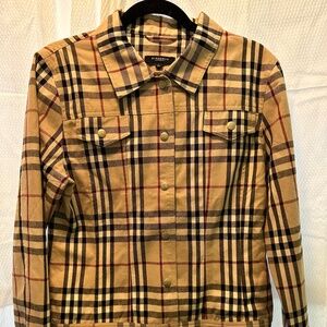 NWOT Burberry jean style jacket XL